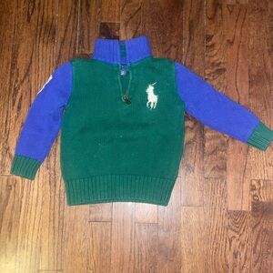 Toddler size 4 polo sweater